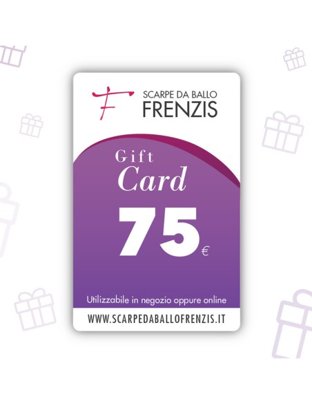 E-Gift Card - 75 - Gift Card Scarpe da Ballo Frenzis