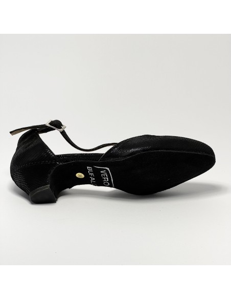 Scarpa da ballo donna ballo da sala liscio allenamento studio training nabuk lucertolina suola bufalo tacco 30 stiletto