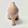 Scarpa da ballo donna liscio da sala standard punta chiusa pelle carne suola bufalo tacco 70 rocchetto