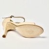 Scarpa da ballo donna tango argentino latino liscio pelle carne suola cuoio pomiciato tacco 90 sottile