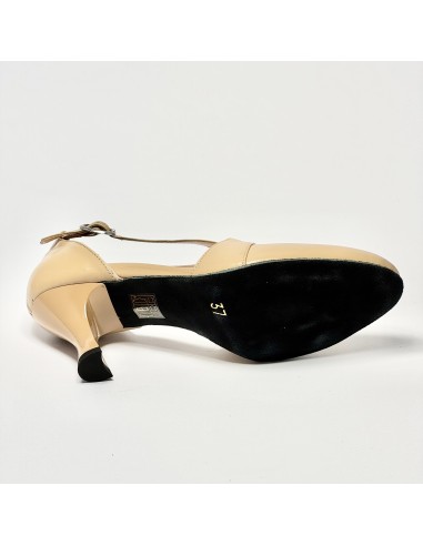 Scarpa da ballo donna ballo da sala liscio tango latino pelle carne suola bufalo tacco 70 rocchetto