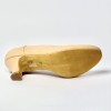 Scarpa da ballo donna liscio da sala standard punta chiusa pelle carne suola bufalo tacco 50 rocchetto