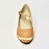 Scarpa da ballo donna standard cinturino trasversale raso carne suola bufalo tacco 50 rocchetto