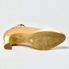 Scarpa da ballo donna standard cinturino trasversale raso carne suola bufalo tacco 50 rocchetto