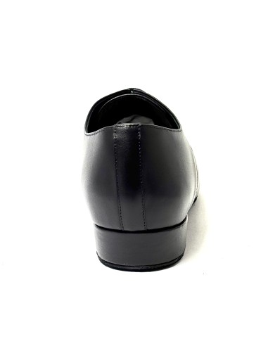 Scarpa da ballo uomo ballo da sala liscio tango argentino latino americano pelle nera suola bufalo tacco 25