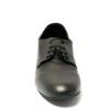Scarpa allacciata pelle nero suola bufalo tacco 20