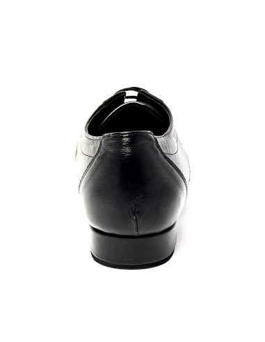 Sneakers pelle nero pelle argento suola gommina tacco 20