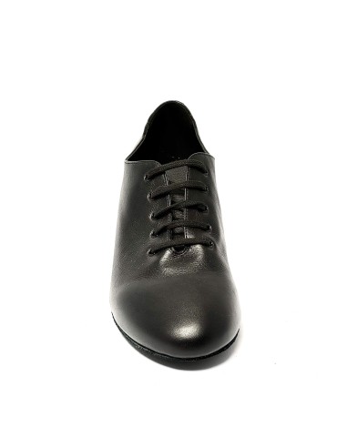 Scarpa da latino pelle nera suola bufalo tacco 40