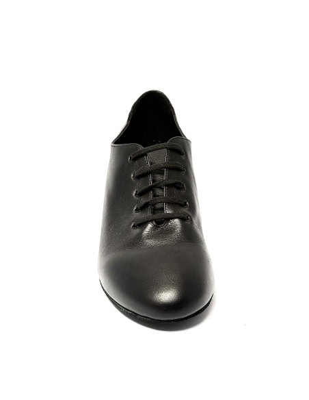 Scarpa da latino pelle nera suola bufalo tacco 40