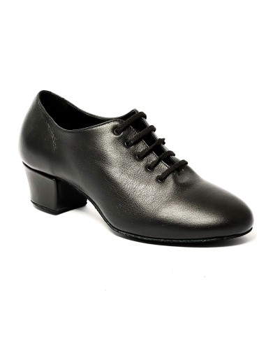 Scarpa da latino pelle nera suola bufalo tacco 40