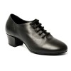 Scarpa da latino pelle nera suola bufalo tacco 40