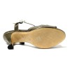 Scarpa da ballo donna tango argentino latino ballo da sala pelle canna di fucile argento suola cuoio pomiciato tacco 65 stiletto