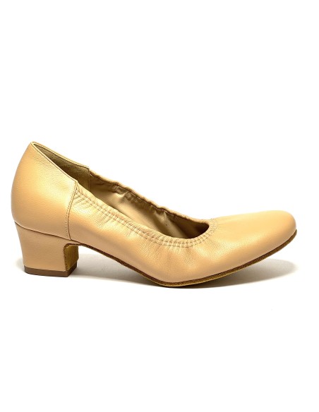 Scarpa da ballo donna ballo da sala standard liscio latino tango pelle carne suola bufalo tacco 30 largo