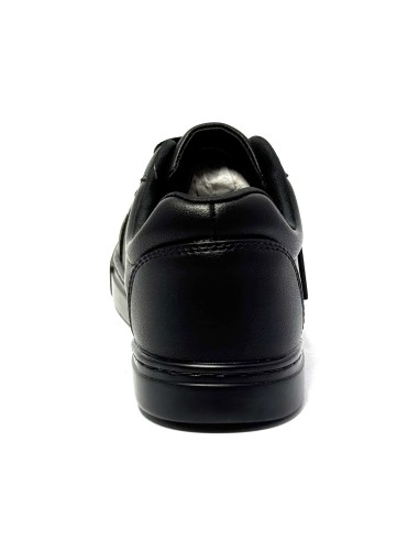 Scarpa da ballo Sneaker unisex per ballo latino americano salsa bachata tutta nera allacciata suola gommina da ballo comodissima