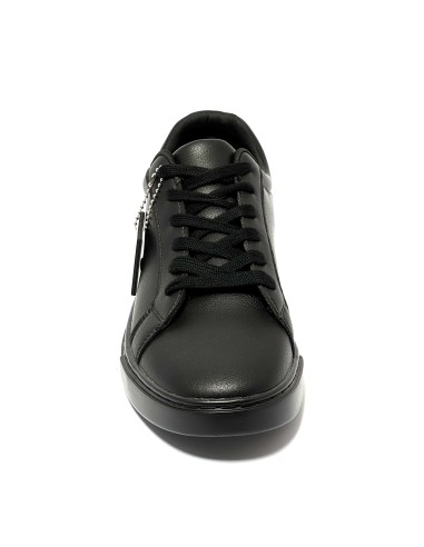 Scarpa da ballo Sneaker unisex per ballo latino americano salsa bachata tutta nera allacciata suola gommina da ballo comodissima
