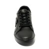Scarpa da ballo Sneaker unisex per ballo latino americano salsa bachata tutta nera allacciata suola gommina da ballo comodissima