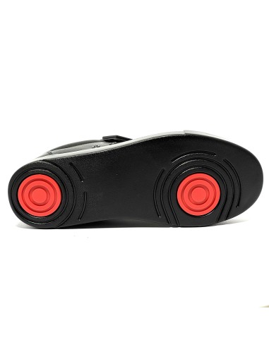 Scarpa da ballo Sneaker unisex per ballo latino americano salsa bachata tutta nera allacciata suola gommina da ballo comodissima