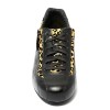 Sneakers da ballo donna ballo da sala latino tango allenamento pelle nera tessuto leopardo suola intercambiabile tacco 40 largo