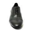 Scarpa da ballo uomo ballo da sala liscio tango argentino latino pelle nera sottopiede in memory suola bufalo tacco 20