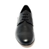 Scarpa da ballo uomo ballo da sala liscio tango latino pelle nero sottopiede memory suola cuoio pomiciato tacco 25