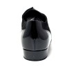 Scarpa da ballo uomo ballo da sala liscio tango latino sottopiede memory vernice nera camoscio nero suola bufalo tacco 25