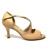 Scarpa da ballo donna tango argentino latino ballo da sala liscio pelle carne suola cuoio pomiciato tacco 70 stiletto