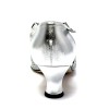 Scarpa da ballo donna latino americano ballo da sala liscio pelle glitter argento suola cuoio pomiciato tacco 50 rocchetto