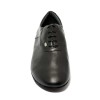 Scarpa da ballo uomo ballo da sala liscio latino americano tango argentino sottopiede in memory pelle nero suola bufalo tacco 20