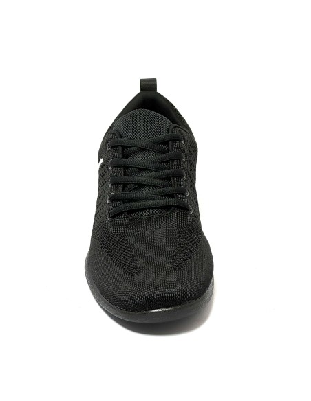 Sneaker da ballo unisex allenamento ballo da sala latino tango suola spezzata tessuto traspirante nero suola gommina