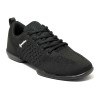 Sneaker da ballo unisex allenamento ballo da sala latino tango suola spezzata tessuto traspirante nero suola gommina