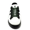 Sneaker da ballo uomo latino americano salsa bachata kizomba pelle bianco nero verde suola gommina da ballo comodissime