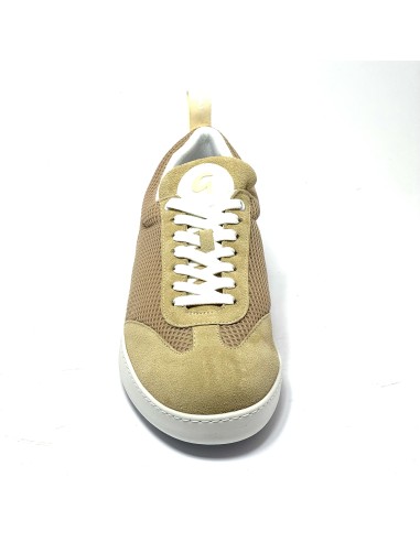 Sneaker da ballo unisex latino americano salsa bachata kizomba nabuk tessuto traspirante camel suola gommina da ballo