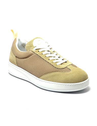 Sneaker da ballo unisex latino americano salsa bachata kizomba nabuk tessuto traspirante camel suola gommina da ballo