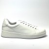 Sneaker da ballo unisex latino americano salsa bachata kizomba sottopiede memory pelle bianca suola gommina da ballo