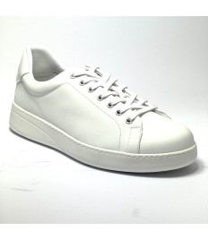 Sneaker da ballo unisex latino americano salsa bachata kizomba sottopiede memory pelle bianca suola gommina da ballo