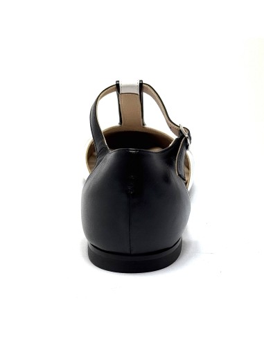 Scarpa da ballo donna ballo da sala liscio boogie woogie swing lindy hop pelle bianco nero suola cuoio pomiciato tacco 10
