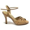 Scarpa da ballo donna tango argentino ballo da sala latino pelle carne sottopiede memory suola cuoio pomiciato tacco 90