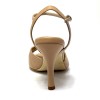 Scarpa da ballo donna tango argentino ballo da sala latino pelle carne sottopiede memory suola cuoio pomiciato tacco 90