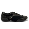 Sneaker da ballo uomo latino caraibico salsa bachata kizomba ballo da sala tango pelle neoprene nero suola gommina da ballo