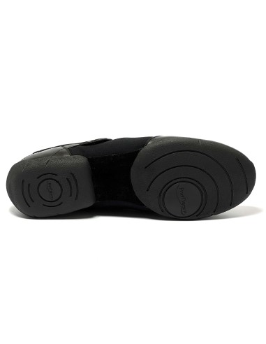 Sneaker da ballo uomo latino caraibico salsa bachata kizomba ballo da sala tango pelle neoprene nero suola gommina da ballo