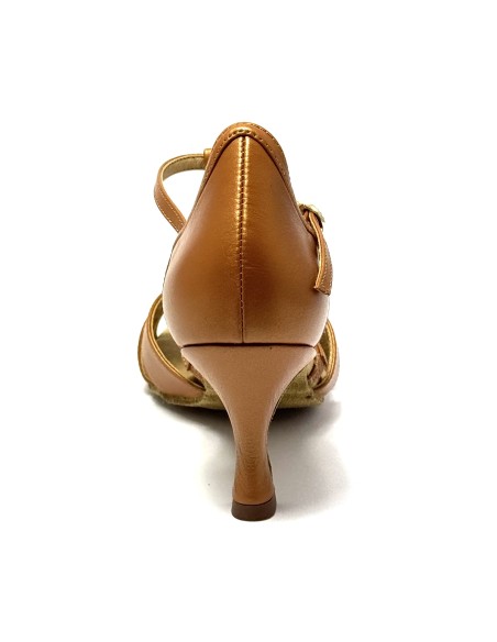 Scarpa da ballo donna latino americano caraibici salsa bachata ballo da sala tango pelle carne suola bufalo tacco 70 rocchetto