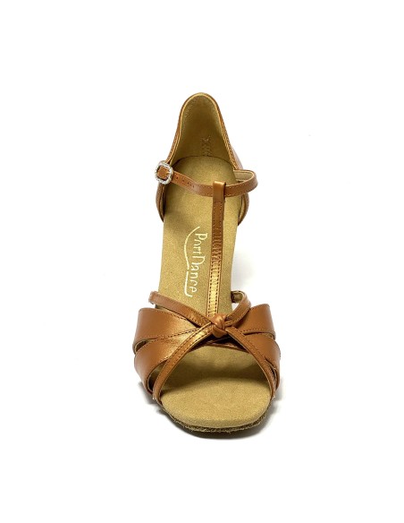 Scarpa da ballo donna latino americano caraibici salsa bachata ballo da sala tango pelle carne suola bufalo tacco 70 rocchetto
