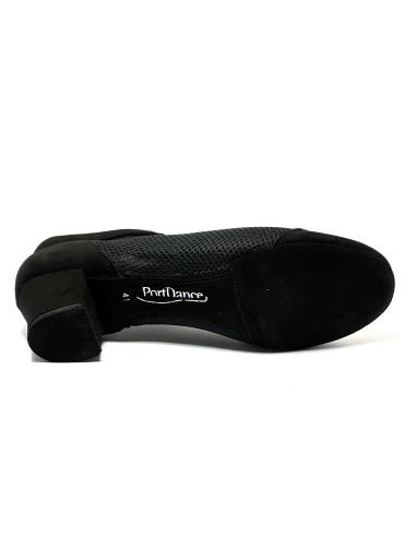Scarpa da ballo unisex allenamento latino americano caraibico ballo da sala tango nabuk tessuto nero suola bufalo tacco 40