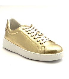 Sneaker da ballo donna salsa bachata e altri balli articolo PD GR DUBAI pelle platino suola gommina da ballo