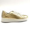 Sneaker da ballo donna salsa bachata e altri balli articolo PD GR DUBAI pelle platino suola gommina da ballo