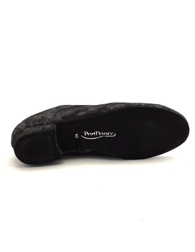 Scarpe da ballo uomo ballo da sala salsa bachata latino tango articolo PD PEDRO nabuk nero grigio suola bufalo tacco 20