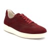 Sneaker da ballo uomo salsa bachata e altri balli articolo PD GR FLORENCE nabuk rosso suola gommina bianca