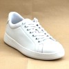 Sneaker da ballo unisex latino americano salsa bachata kizomba sottopiede memory pelle bianca suola gommina da ballo