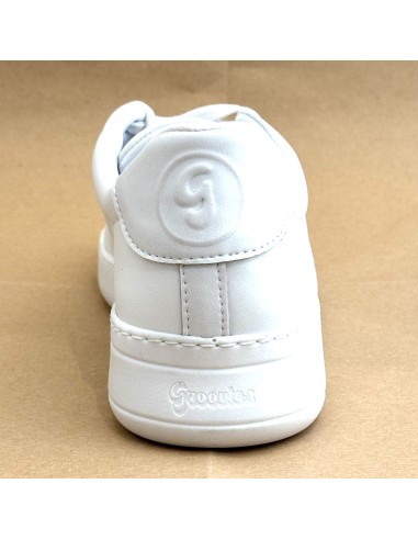 Sneaker da ballo unisex latino americano salsa bachata kizomba sottopiede memory pelle bianca suola gommina da ballo