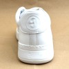 Sneaker da ballo unisex latino americano salsa bachata kizomba sottopiede memory pelle bianca suola gommina da ballo